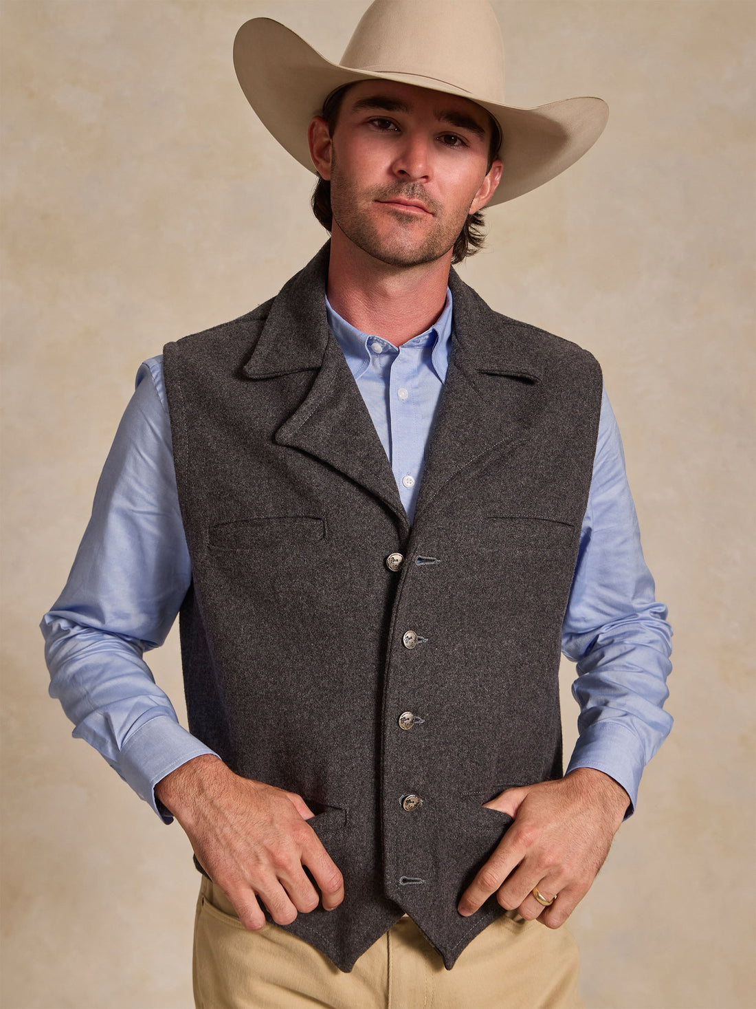 Cattle Baron Wool Vest