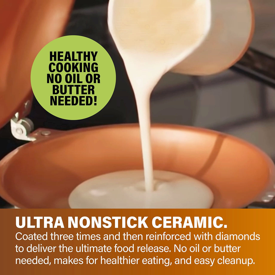 💕 DOUBLE SIDED NON-STICK FRYING PAN