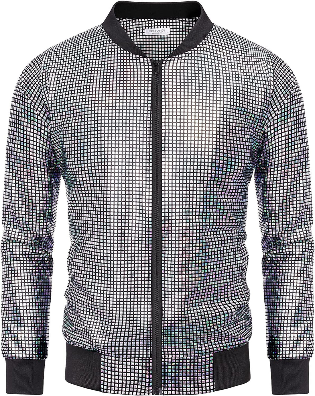 70s Disco Christmas Party Zip-up Jacket (US Only)