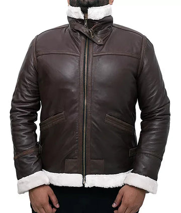 Classic Brown Aviator Jacket