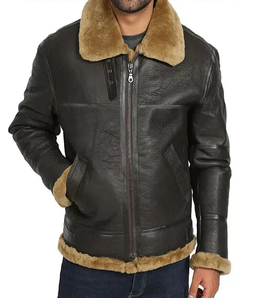 Genuine Brown B3 Bomber Jacket