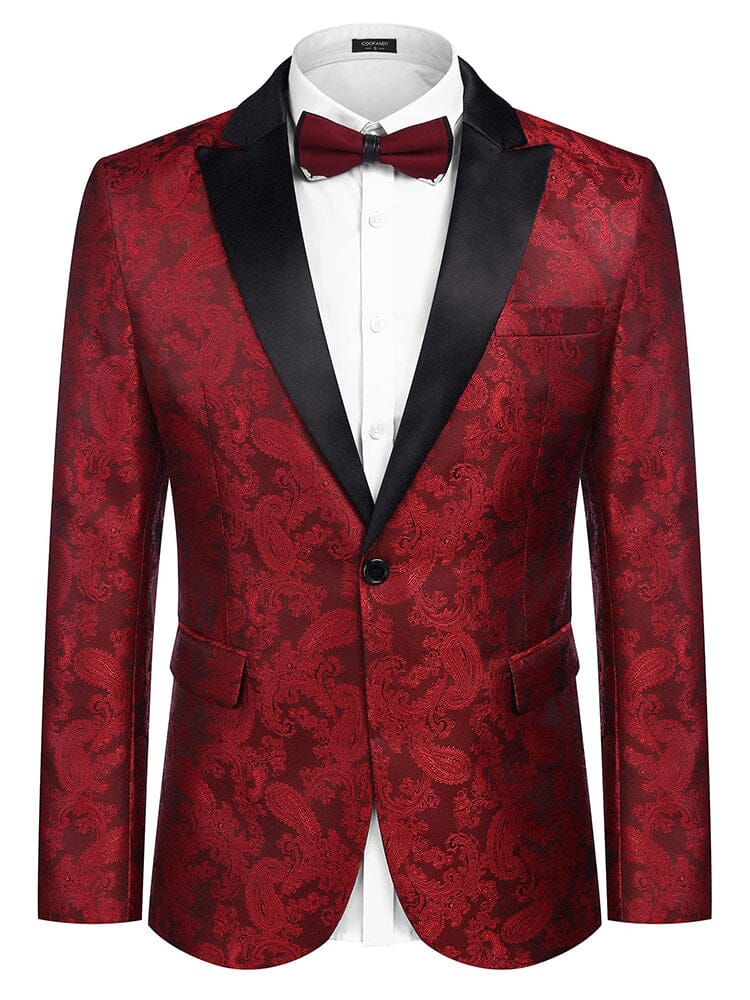 Floral Tuxedo Paisley Suit Jacket (US Only)